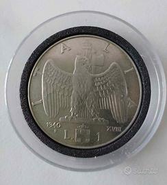 1 Lira 1940 Vittorio E. III XVIII