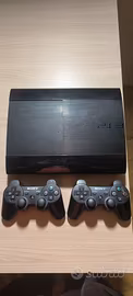 PS3 Super Slim 1TB + 2 Controller + 4 Giochi