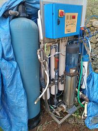 Pompa acqua piu dessalinizzatore