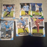 Lotto 6 card score fifa panini 5 Uruguay Valverde 