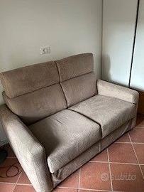 Divano 2 posti in Nabuk