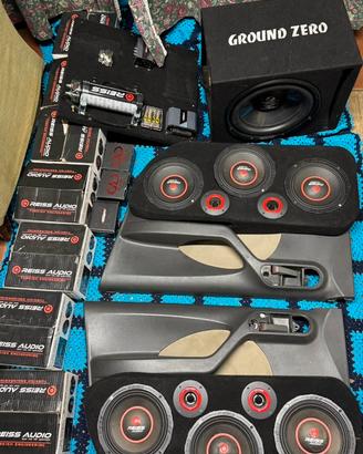 Impianto car audio panda