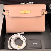 Saint Laurent Manhattan bag pelle rosy Sand