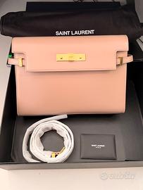 Saint Laurent Manhattan bag pelle rosy Sand