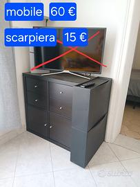 Mobiletto e scarpiera