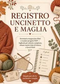 Registro Uncinetto e Maglia - Inventario Filati