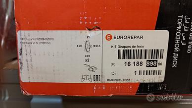 KIT DISCHI FORD FIESTA VI