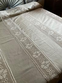 Copripiumino Matrimoniale Vintage uncinetto