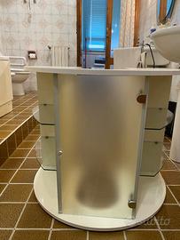 Base sotto lavandino coppia