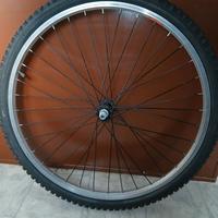 Ruota MTB alluminio da 26 copertone e camera aria