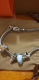 Bracciale Thun Trollbeads con charms 