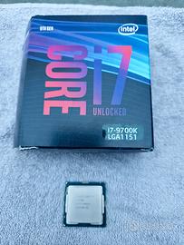 Intel Core i7-9700K - Perfetto,  mai OC, scatola