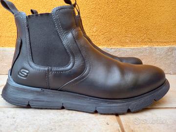 Stivaletti neri uomo Skechers Augustino Misura 40