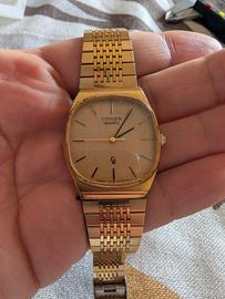 Orologio Citizen Quartz Vintage – Placcato Oro 