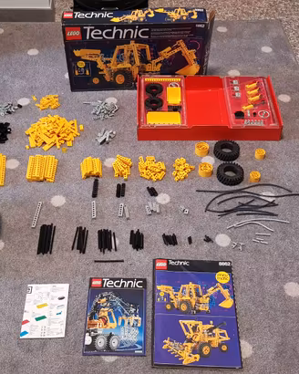LEGO Technic 8862 - Backhoe Grader (1989) da colle