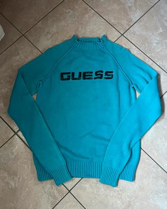 Maglione GuessJeans azzurro – Taglia M 100% cotton