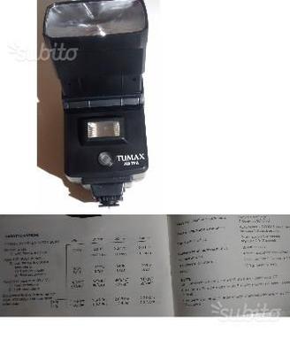 FLASH ELETTRONICO TUMAX 320 NUOVO (32 metri)2flash