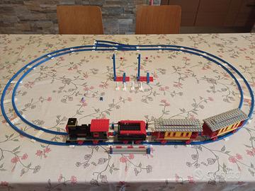 Treno Lego vintage a batterie + binari extra