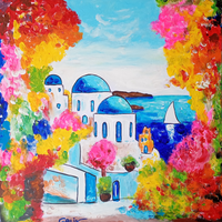 Quadri originali Santorini- pittore Galiv