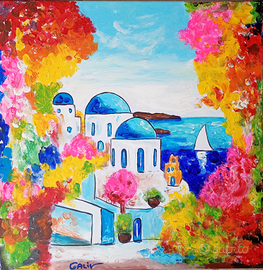 Quadri originali Santorini- pittore Galiv