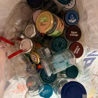 Vasetti di vetro misti