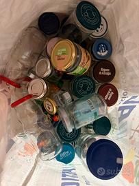 Vasetti di vetro misti