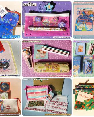 👝 VINTAGE 1980 Portapenne Astucci Collezione NEW!