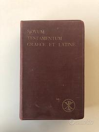 Libro antico Novum Testamentum 1938