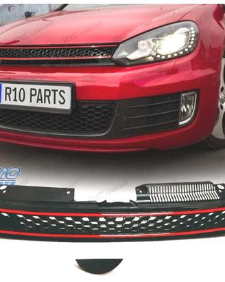 GRIGLIA VOLKSWAGEN VW GOLF 6 LOOK GTI NERO ROSSO