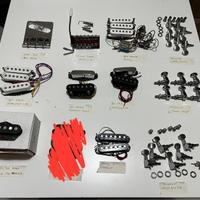 Materiale vario per chitarra elettrica