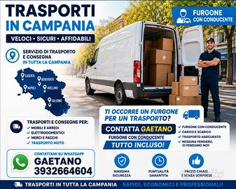 Padroncino Trasporti furgone con conducente