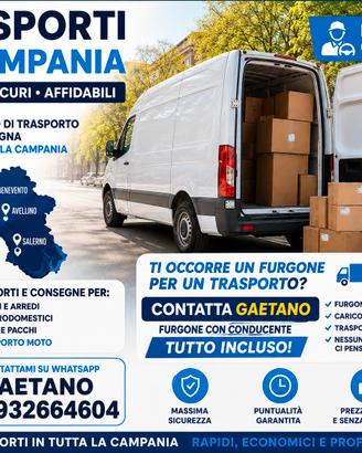 Padroncino Trasporti furgone con conducente