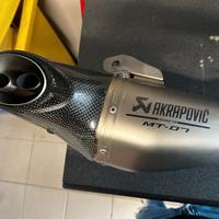 Scarico Completo Akrapovick MT-07 EURO 5