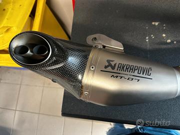 Scarico Completo Akrapovick MT-07 EURO 5
