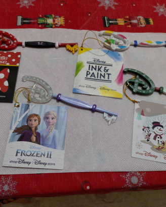 Chiavi Disney store Minnie, Topolino, Frozen ink