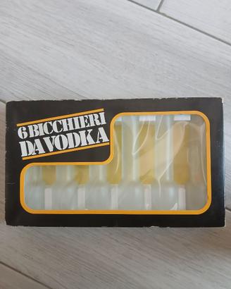 6 bicchieri da vodka