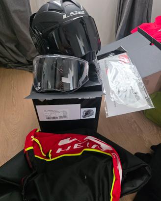 casco ls2 advant x carbon  taglia S