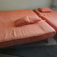 DIVANO E POLTRONA LETTO SFODERABILE