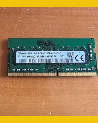 RAM DDR4 PC4 16GB SoDIMM