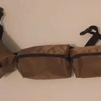 Borsa cintura da pesca tre tasche.