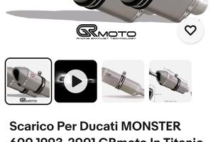 scarichi ducati moster