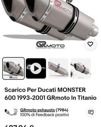 scarichi ducati moster
