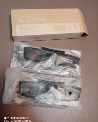 2 occhiali 3d Samsung 
