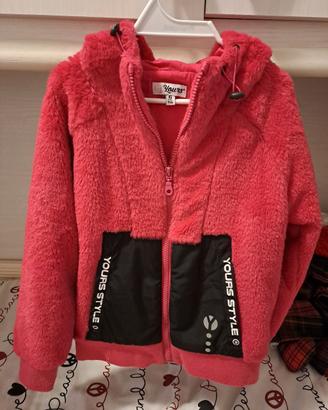 Yours giacca maglione orsetto sportivo 