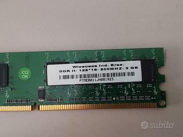 Memoria Ram DDR2 “GB 800 MHz