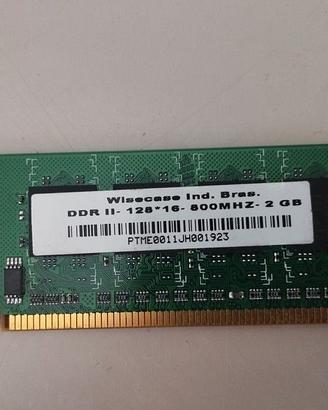 Memoria Ram DDR2 “GB 800 MHz