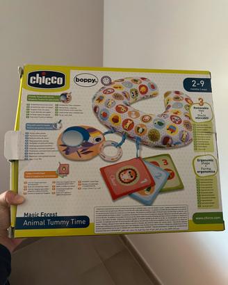 chicco cuscino tummy time attività degli animali