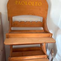 Cantinetta porta vino paololeo in legno