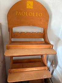 Cantinetta porta vino paololeo in legno