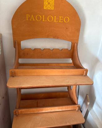 Cantinetta porta vino paololeo in legno